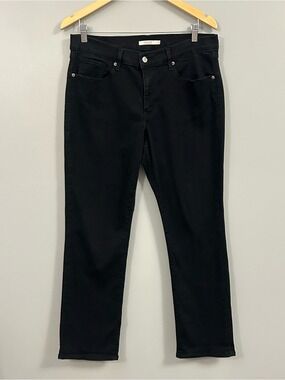 Levi's Women's Classic Straight Black Skinny Jeans Size 12